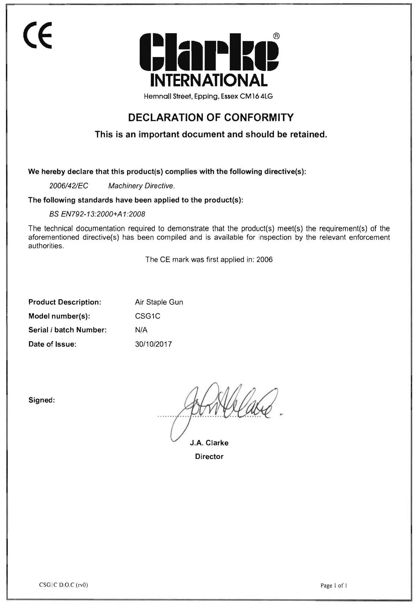 Clarke-CSG1C-Air-Stapler-Gun-fig7