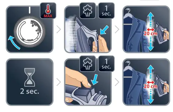 Rowenta DW73XX Digital Steam Iron 10