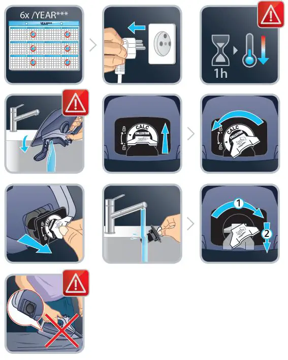 Rowenta DW73XX Digital Steam Iron 13