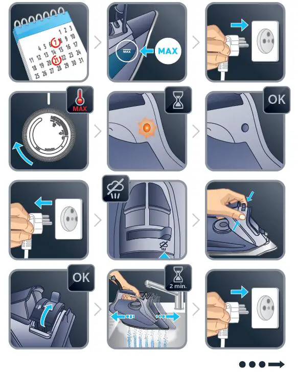 Rowenta DW73XX Digital Steam Iron 15