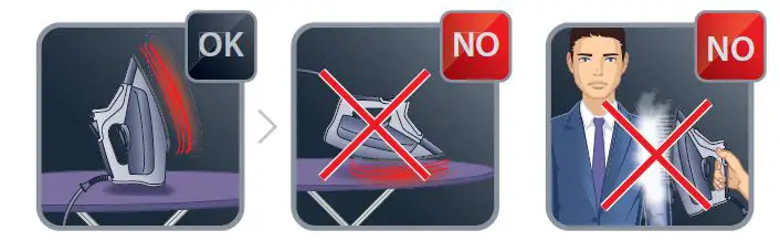 Rowenta DW73XX Digital Steam Iron 8