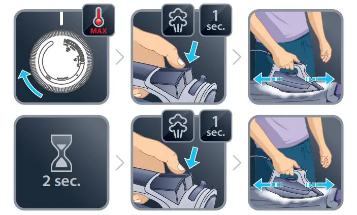 Rowenta DW73XX Digital Steam Iron 9