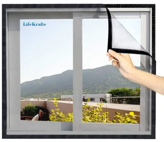 LIFEKRAFTS Pre-Stitched Window Mosquito Net