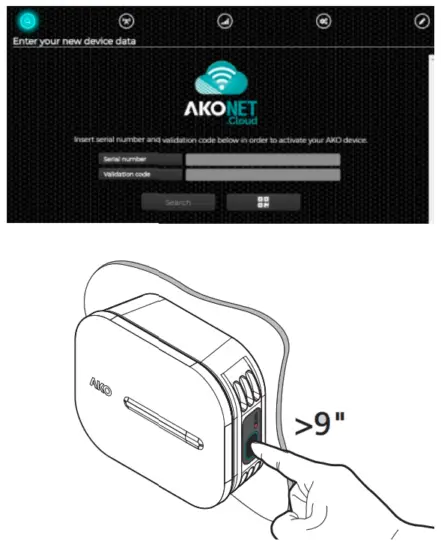 AKO 59810 Temperature and Moisture Monitor - FIG2