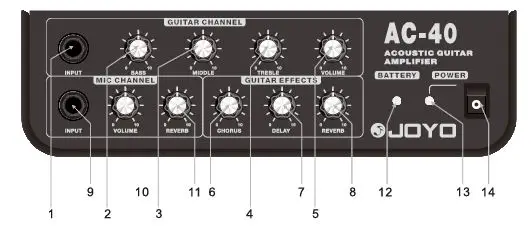 JOYO AC-40 Acoustic Instrument Combo fig 1