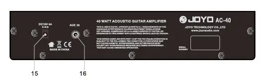 JOYO AC-40 Acoustic Instrument Combo fig 2