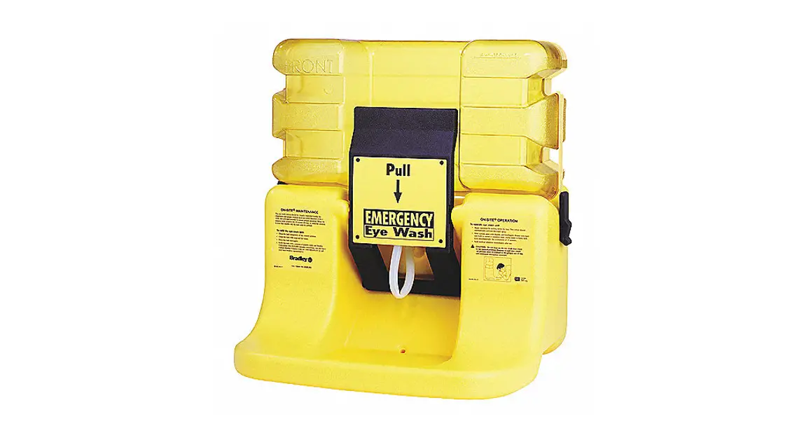 Uline Mobile Eyewash Station Instructions