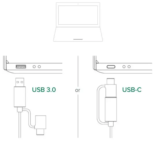 plugable UGA HDMI S USB 3 0 or USB C to HDMI Adaptor - connect adapter host