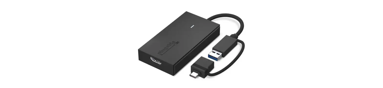 Plugable Uga-hdmi-s Usb 3.0 Or Usb-c To Hdmi Adaptor User Guide Plugable Uga-hdmi-s Usb 3.0 Or Usb-c To Hdmi Adaptor User Guide