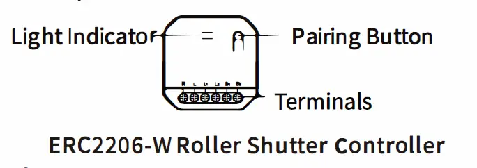 iEBELONG ERC2206-W Roller Shutter Controller fig 1
