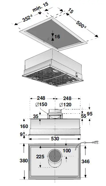 NEFF D94BHM1N0B Extractor Hood 11