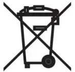 WTC 200 precision scale balance Radwag User Manual - Disposal icon