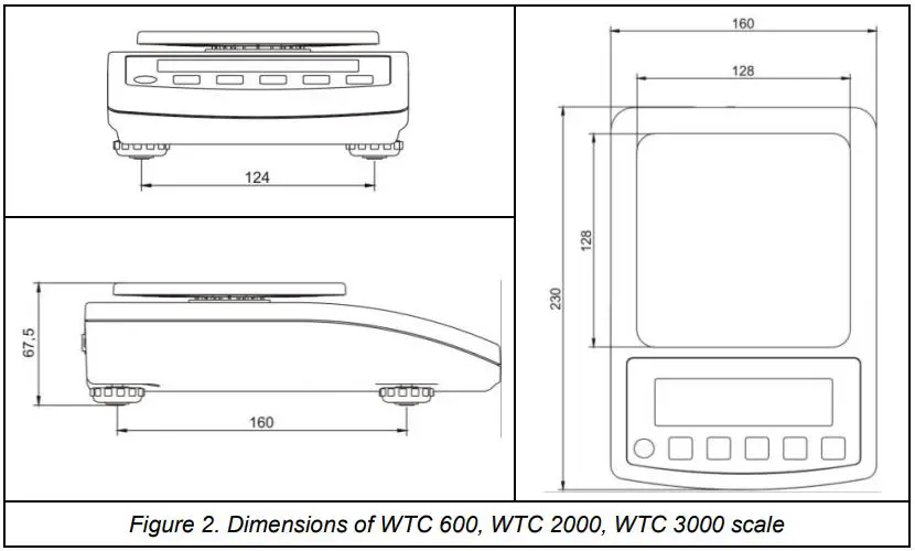 WTC 200 precision scale balance Radwag User Manual - Figure 2
