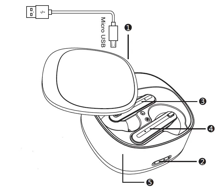 Leader Premiums AF0045 Bluetooth Earphones-FIG1
