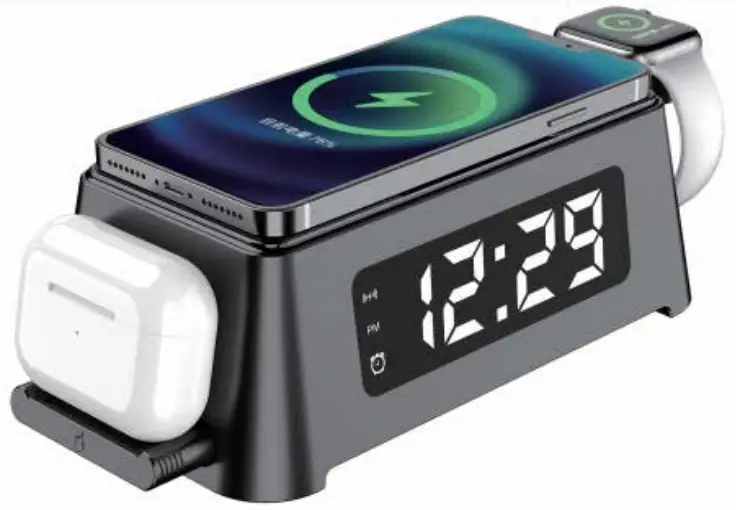 THABTHABA AK-T40 Multi Function Wireless Charging Alarm Clock