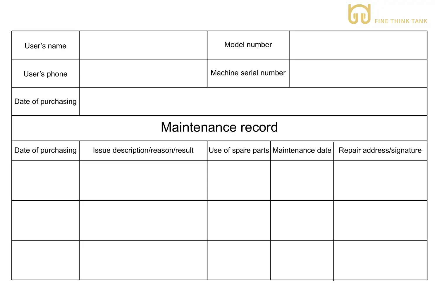 Fanen Education BT1902 Wireless Headphone - Maintenance record