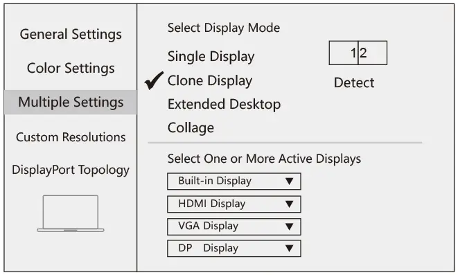 Selore global B08SC432PX USB C Multi functional Hub - clone mode