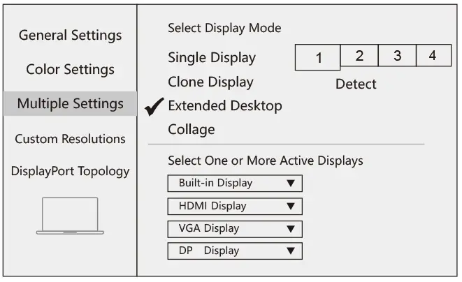 Selore global B08SC432PX USB C Multi functional Hub - extended desktop