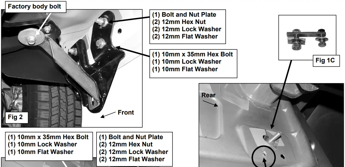 ARIES 4 Round Side Bar - INSTALLATION PICTURED