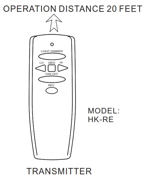 Parrot Uncle F8235110V 22.5 Inch Indoor Matte Black Industrial Caged Ceiling Fan - 15