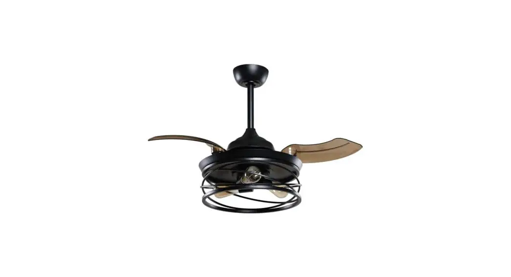 Parrot Uncle F8235110v 22.5 Inch Indoor Matte Black Industrial Caged Ceiling Fan User Guide Parrot Uncle F8235110v 22.5 Inch Indoor Matte Black Industrial Caged Ceiling Fan User Guide