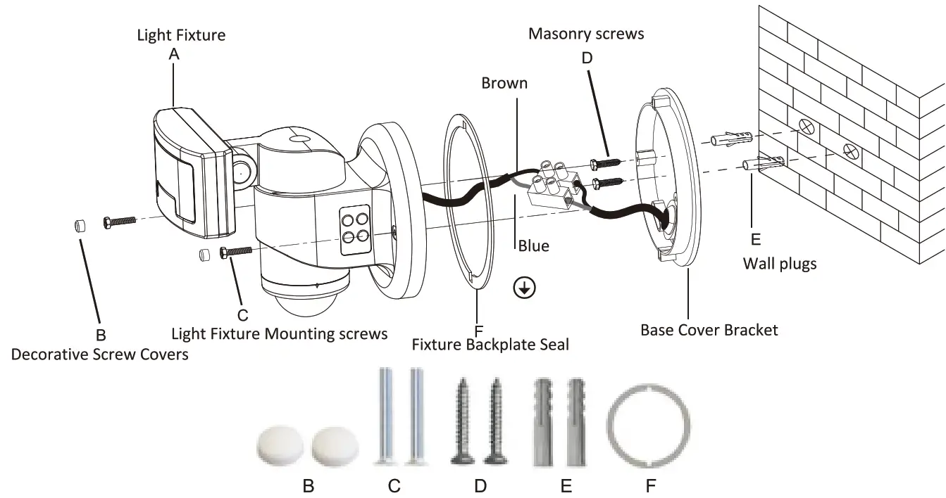 Martec MLXS524WS LED Floodlight with Sensor