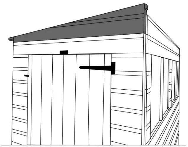 Power Pent Wooden Garden Shed - fig11