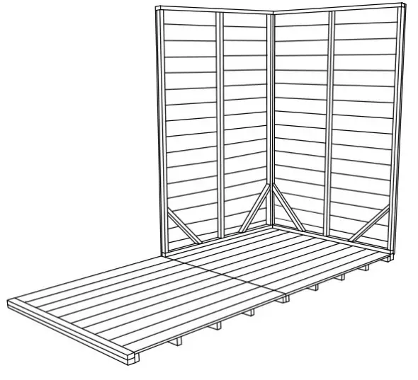 Power Pent Wooden Garden Shed - fig8