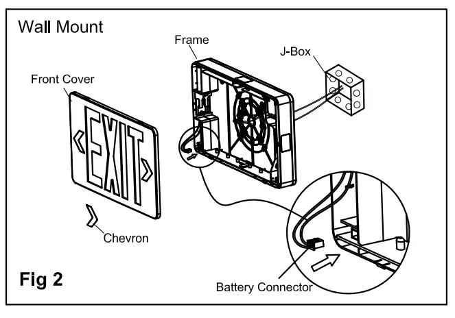 Halco 95001 Emergency Light Instruction fig 2