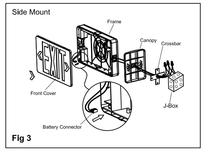 Halco 95001 Emergency Light Instruction fig 3