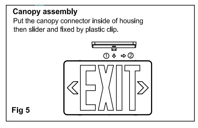 Halco 95001 Emergency Light Instruction fig 5