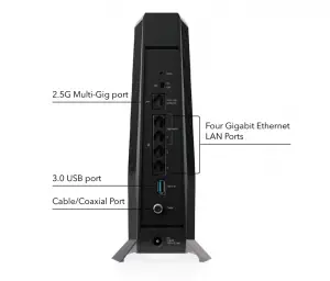 Nighthawk AX8/8-Stream WiFi 6 Cable Modem Router CAX80 Datasheet