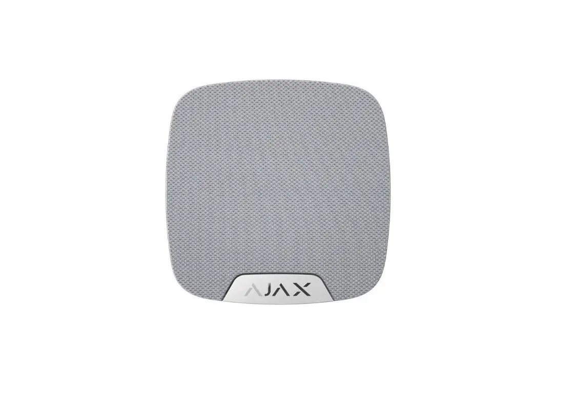 Ajax Homesiren Wireless Indoor Alarm Siren User Guide Ajax Homesiren Wireless Indoor Alarm Siren User Guide