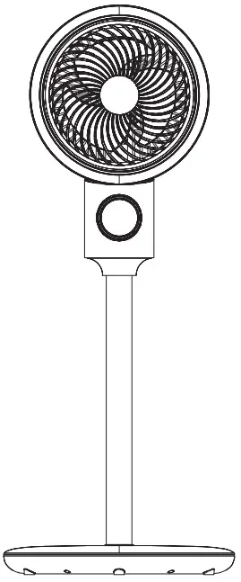 SUGIFT SAC 10E Floor Circulation Fan