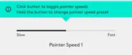 Cursor Speed Switch