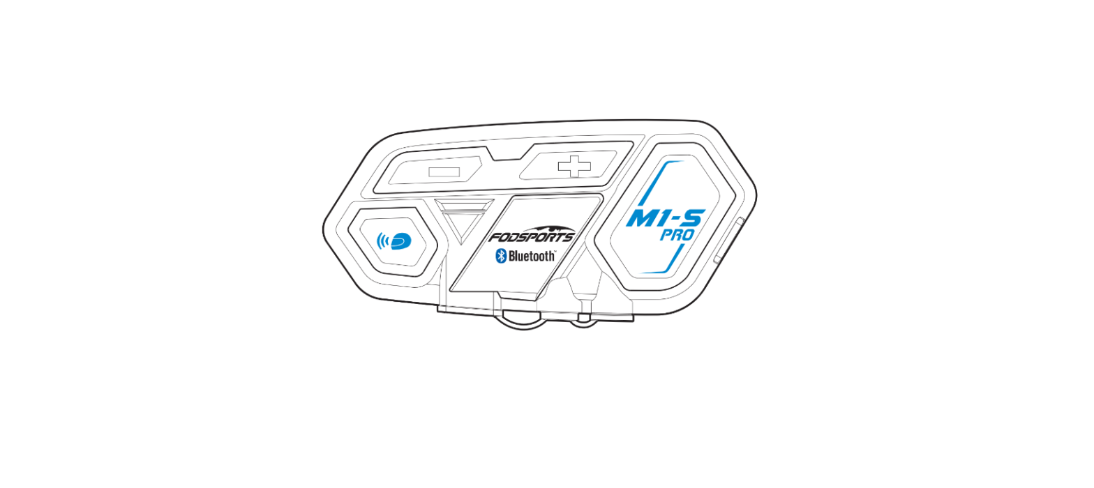 Fodsports M1-s Pro 1pcs 8 Riders Motorcycle Bluetooth Operation Manual Fodsports M1-s Pro 1pcs 8 Riders Motorcycle Bluetooth Operation Manual