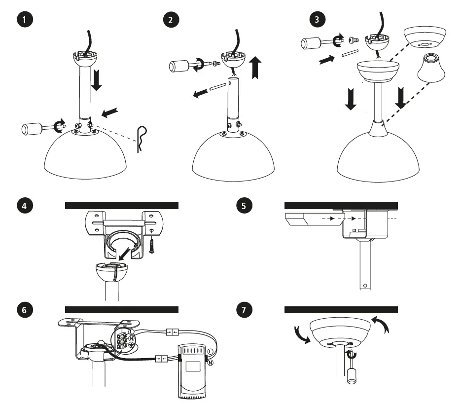 Vento Barine Ceiling Fan Instructions fig 3