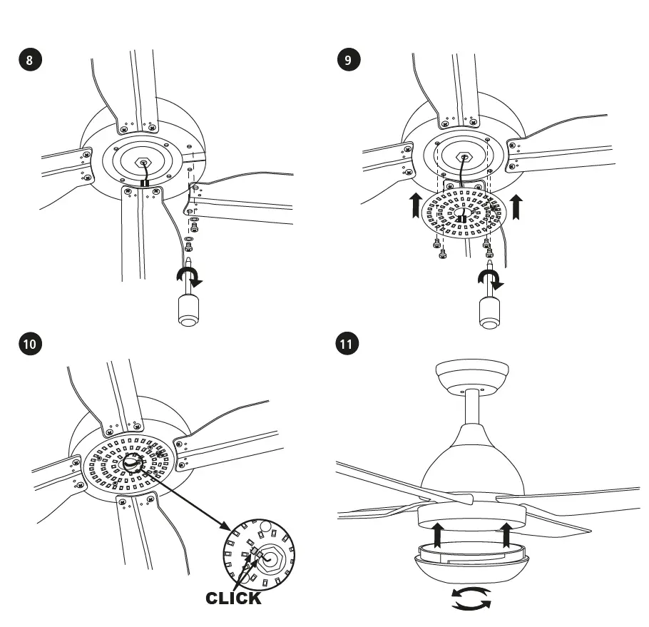 Vento Barine Ceiling Fan Instructions fig 4