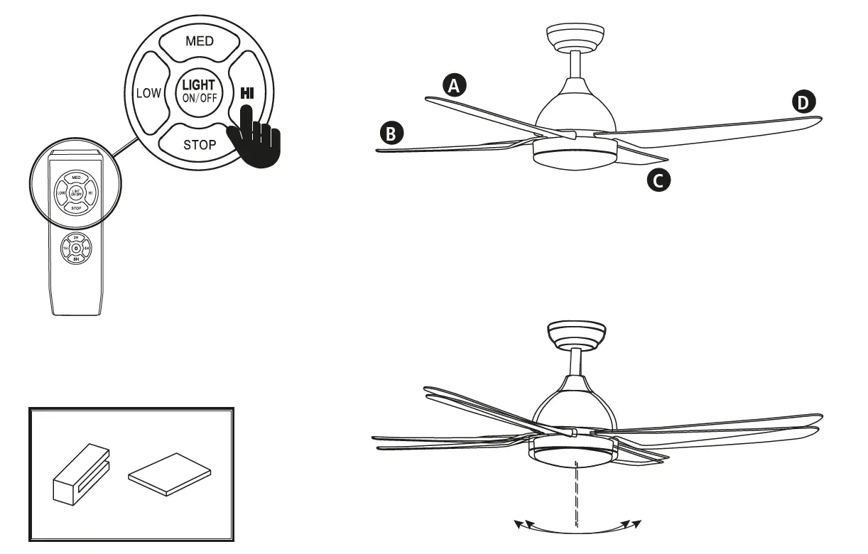 Vento Barine Ceiling Fan Instructions fig 6