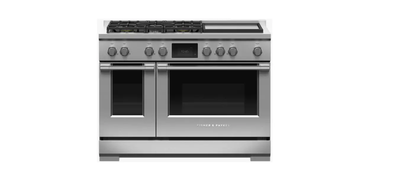 Fisher Paykel Rdv3-485gd-l 48 Inch 5 Burners Self Cleaning Dual Fuel Range User Guide