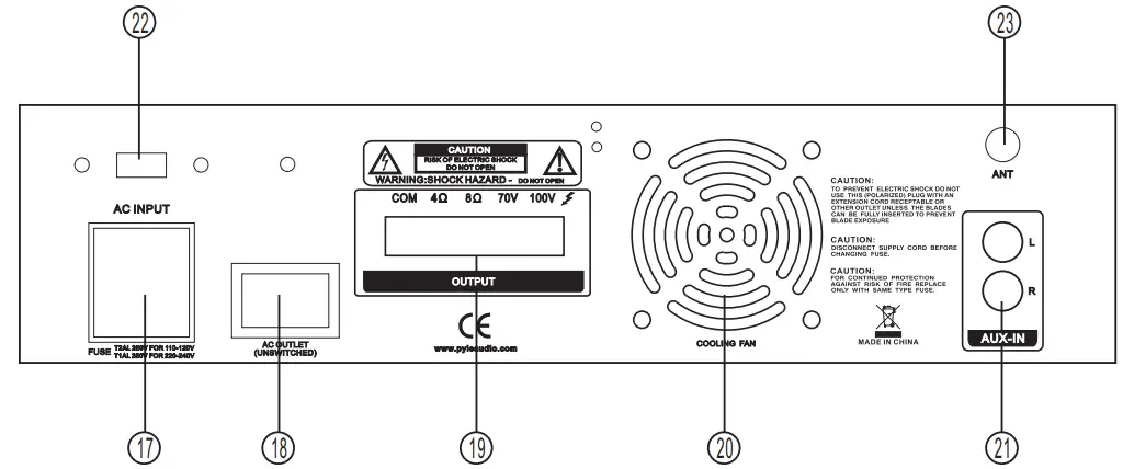Pyle-PT510-Home-Audio-Power-Amplifier-Fig-2