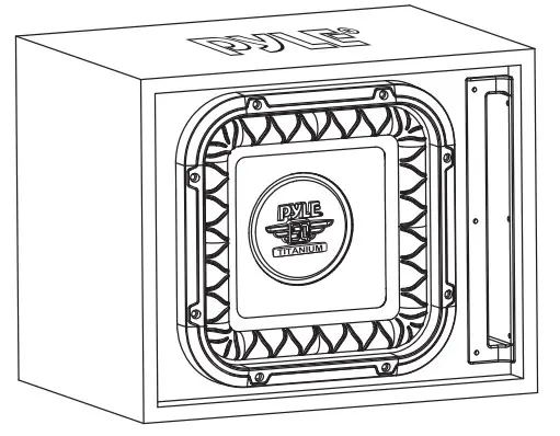 PLSQ10BS Single Subwoofer Box System User Guide - Figure 1