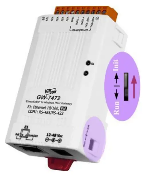 Logicbus GW 7472 Ethernet IP to Modbus Gateway - Administrator