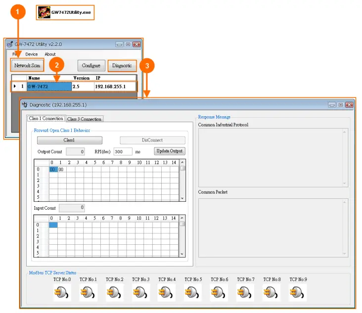 Logicbus GW 7472 Ethernet IP to Modbus Gateway -Update Settings 1