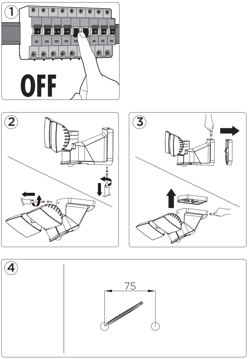LUTEC 7629401331 Peri LED Floodlight - FIG 2
