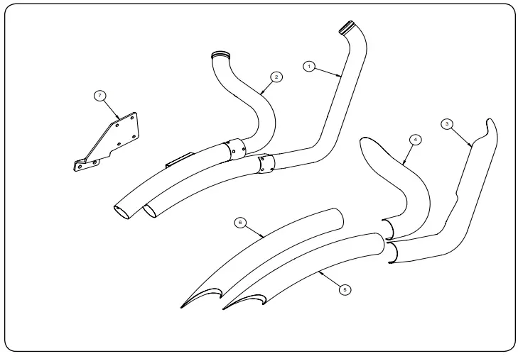 VANCE HINES 46369 Harley-Davidson Softail Big Radius-fig2