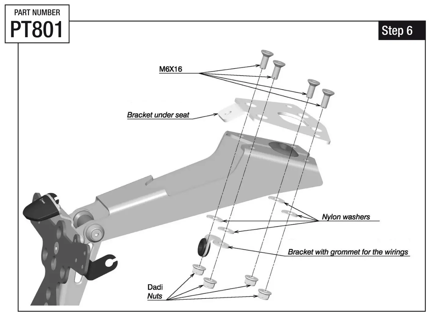 rizoma RS660 Fender Eliminator Aprilia - Step 6