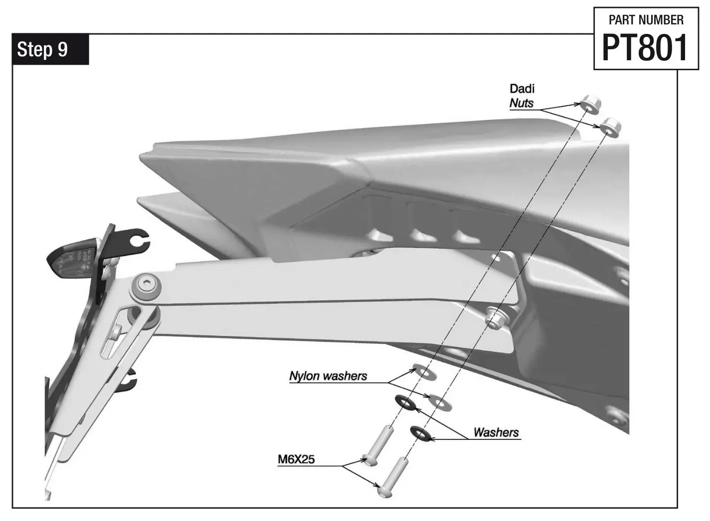 rizoma RS660 Fender Eliminator Aprilia - Step 9