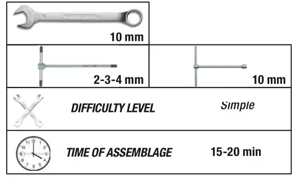 rizoma RS660 Fender Eliminator Aprilia - part list 2.