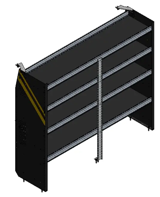 RANGER DESIGN N5-DS72-4 Shelving Unit -